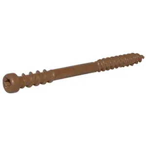 Hillman Fasteners 48449 10 x 3 in. Brown Deck Plus Composite Deck Screw