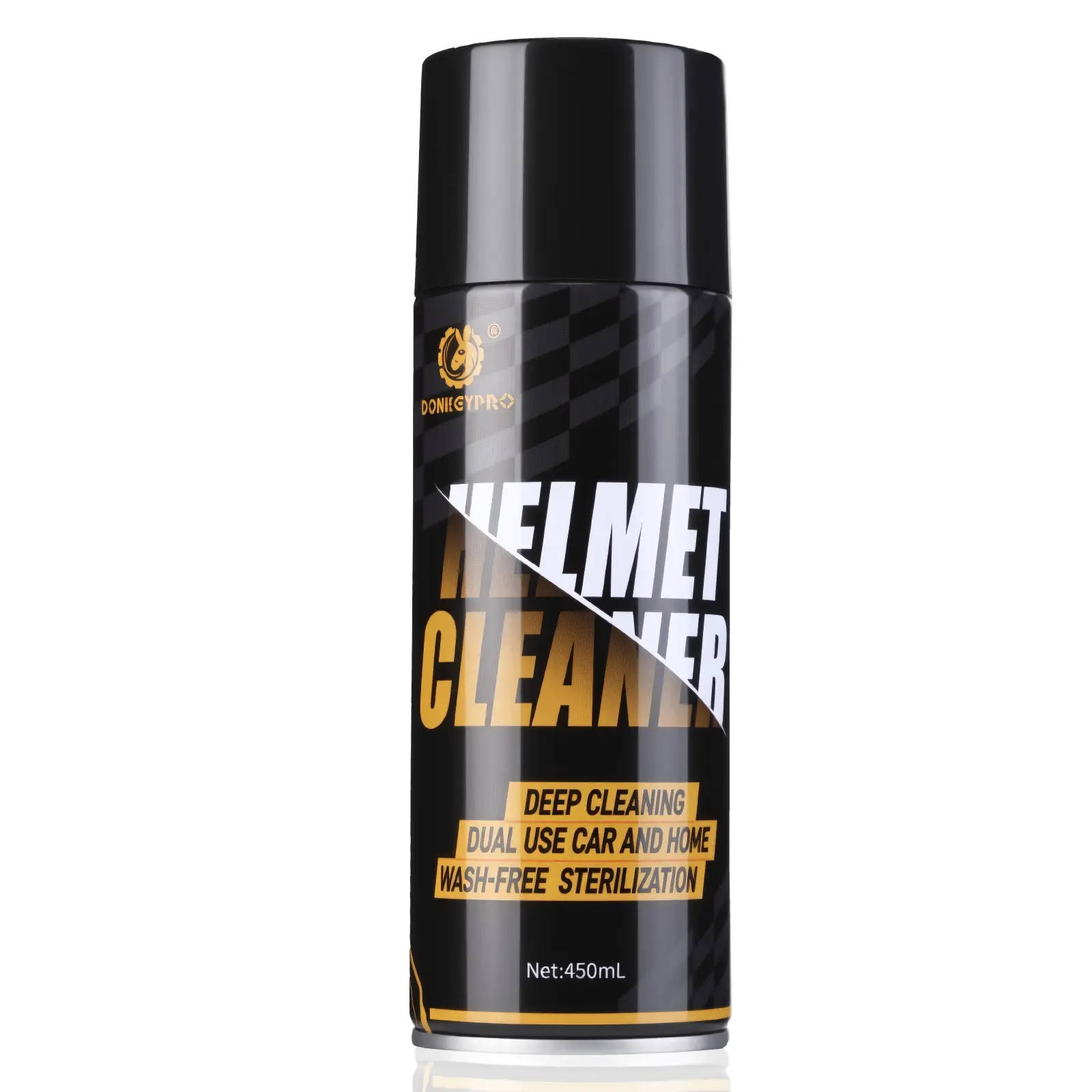 DONKEYPRO Car Interior Cleaner, Foam Cleaner for Car, Stain Remover for Upholstery, Carpets, Sofa, Leather, Helmet, Down Jackets, Home & Office, Quick-Drying (15oz/450ML)