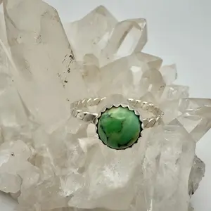 Handmade .925 turquoise ring size 8.5