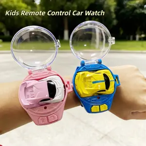Children's Watch Remote Control Toy, Metal Material, Gift for Boys and Girls, Racing with Rechargeable Battery and Lights，mini cars for kids，remote toy for baby，mini cars for kids，car watches，tiny rc car，mini cars，toys for 3 year old boy，toddler toy