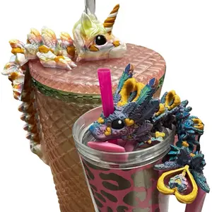 Tonsofprintz Tumbler Buddy - Dragon Designs - Accessorize ANY Tumbler - Drinkware Accessory
