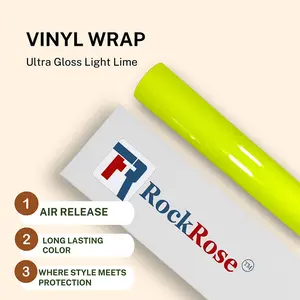 RockRose Ultra-Gloss Vinyl Wrap Light Lime