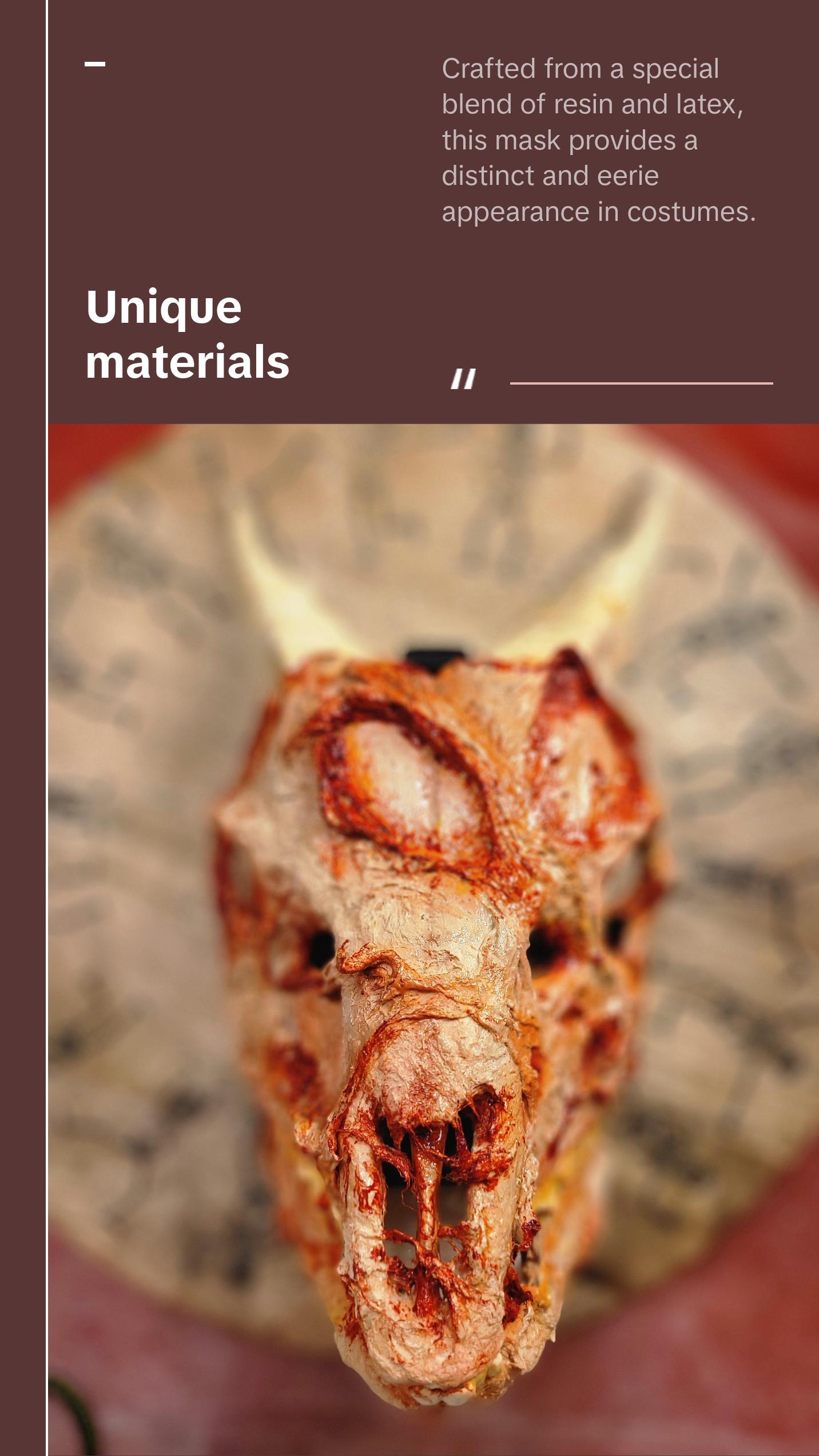 Goat Demon Skull Mask