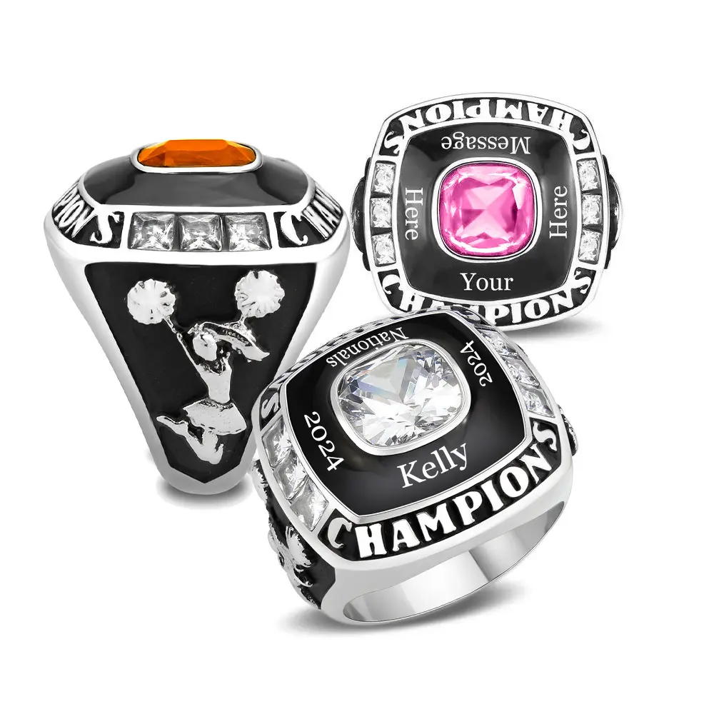 Personalized Cheer Championship Ring Personalized Cheer Championship Ring