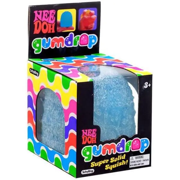 NeeDoh Gumdrop Squishy Fidget Toy Blue