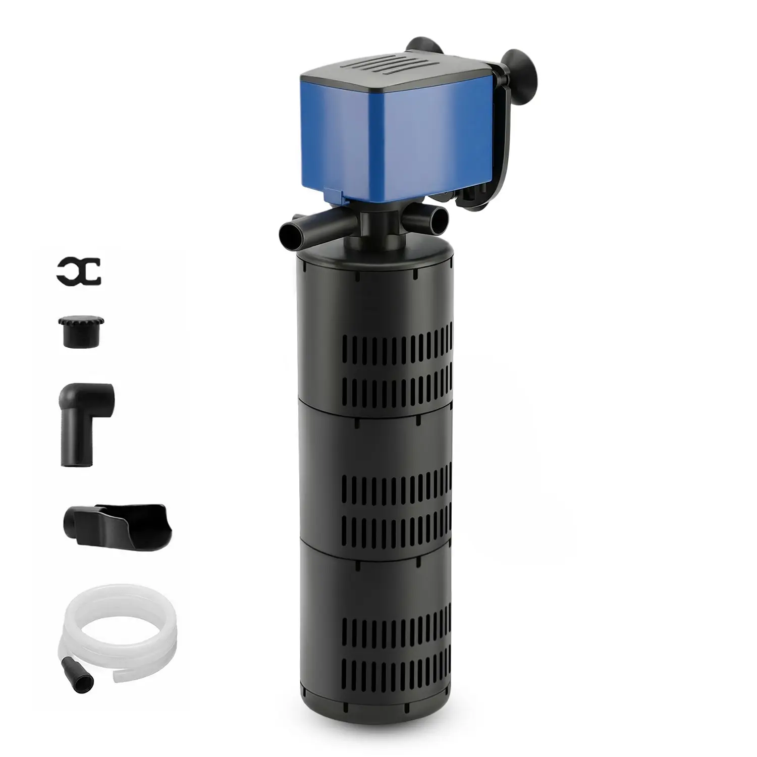 Aqua Dream 3-in-1 Internal Aquarium Filter Water Pump (475 GPH, Yellow) - Quiet, Energy-Efficient Tri-Function for Circulation, Aeration, Aquarium Supplies, Fish Tank Accessories Aquariums Power Filter Fish Filters For Aquariums