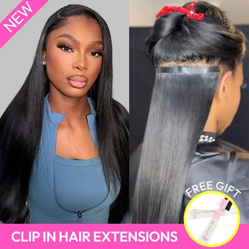 New IN] West Kiss Seamless Clip In Hair Extensions 100  display picture 1