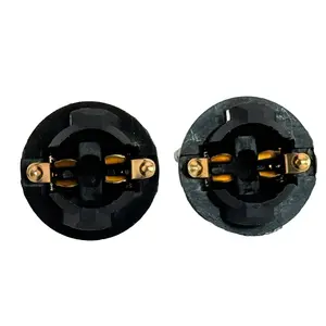 Rebaydo 2pcs T10 Wedge Socket Twist Lock Black
