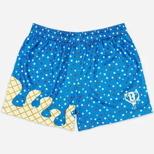 Baseball Lifestyle 101 Melting Ice Cream Drip Youth Shorts – Lightweight Breathable Gym Shorts, Casual Streetwear Shorts