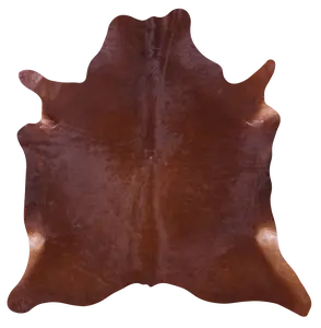 SUPER SALE Brown Natural Cowhide Rug - Large 6' 9"H x 6' 7"W