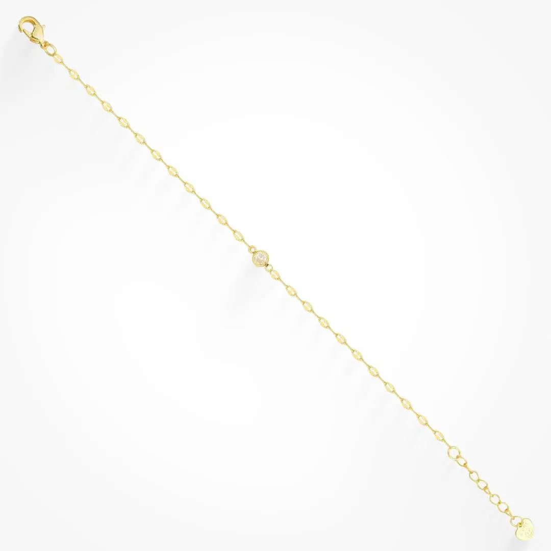 EVRY JEWELS Gold or Silver Plated Women's Enchanted Bracelet