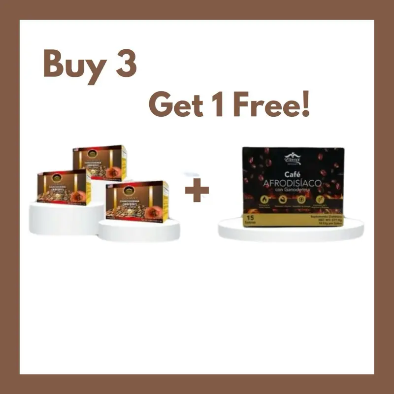 Combo de 4 cafes con ganoderma , Eternal spirit beauty