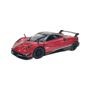 KINSMART 2016 Pagani HUAYRA BC 1:38 Scale Die-Cast Model Car with Printing 5 Inches Length Burgundy Color Officially Licensed Collectible