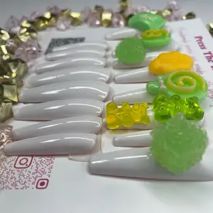 Candy Maniac Coffin Shaped Press On Set