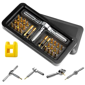 30-In-1 Multi-Function Ratchet Screwdriver Set, Strong Magnetic Bits, Precise Fit, Essential Home Tool Kit, Highly Practical