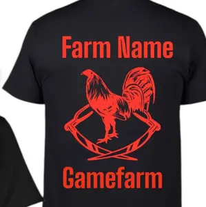 Gamefowl Menswear Custom T-Shirt,.gamefowl design #11  - Top Quality Stylish Unisex