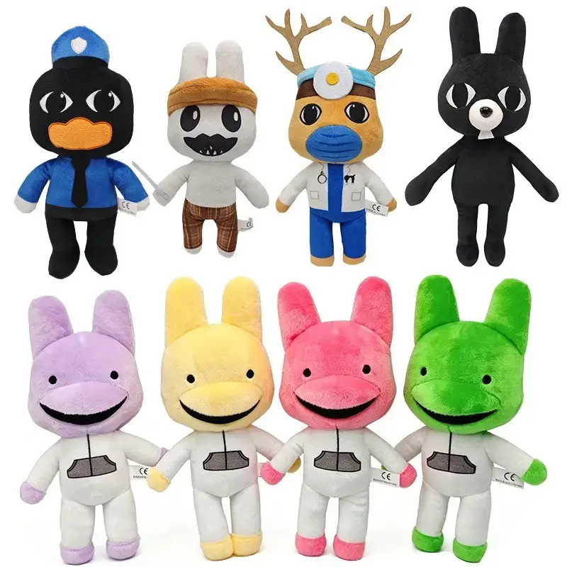 Cute Plush Toy, Soft Adorable Stuffed Animal, Home Room Decor Ornament, Trendy Gift for Easter Christmas Halloween and Birthday Occasions