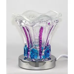 Blue / Purple Oil Burner - Elegant Design for Home & Office Use