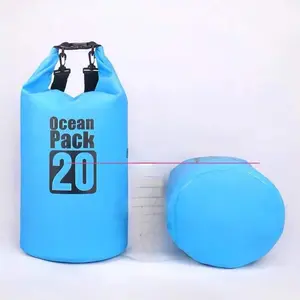 Convenient Diving PVC Waterproof Bucket Bag, Waterproof Bag, Waterproof Pouch, Beach Outdoor Rafting Bag, Swimming Waterproof Bag