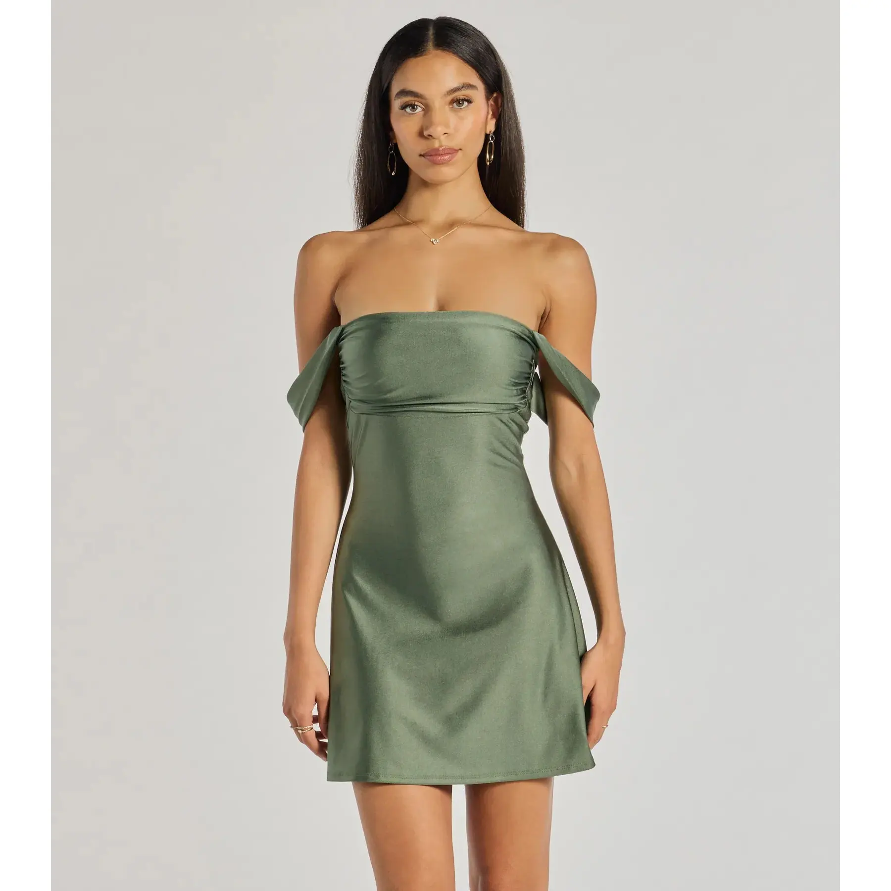 lauren duffy green dress Green Maxi Dress - Morven Maxi Dress - Deep Olive main image 1