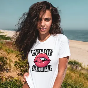 SEE YOU RIZZ Shirt Women's Wear, Casual Style, Short Sleeve, Versatile Design, Ideal for Everyday Wear