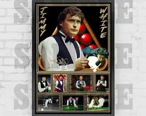 Jimmy White Snooker Legend Poster