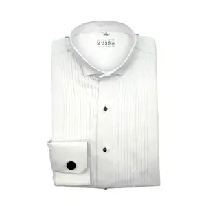Mussa Tuxedo Shirt - White