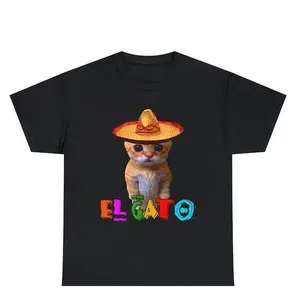 El Gato Meme Mexican Cat Latino Munchkin T-shirt ,El Gato Meme Sad Crying Cat Munchkin Kitty Meme Trendy T-Shirt,El Gato Sad Meme shirt k3 Classic Cotton