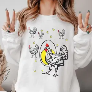 Roseanne Chicken Sweatshirt Roseanne Barr Halloween Costume Sweater Adult Men Unisex Sizes