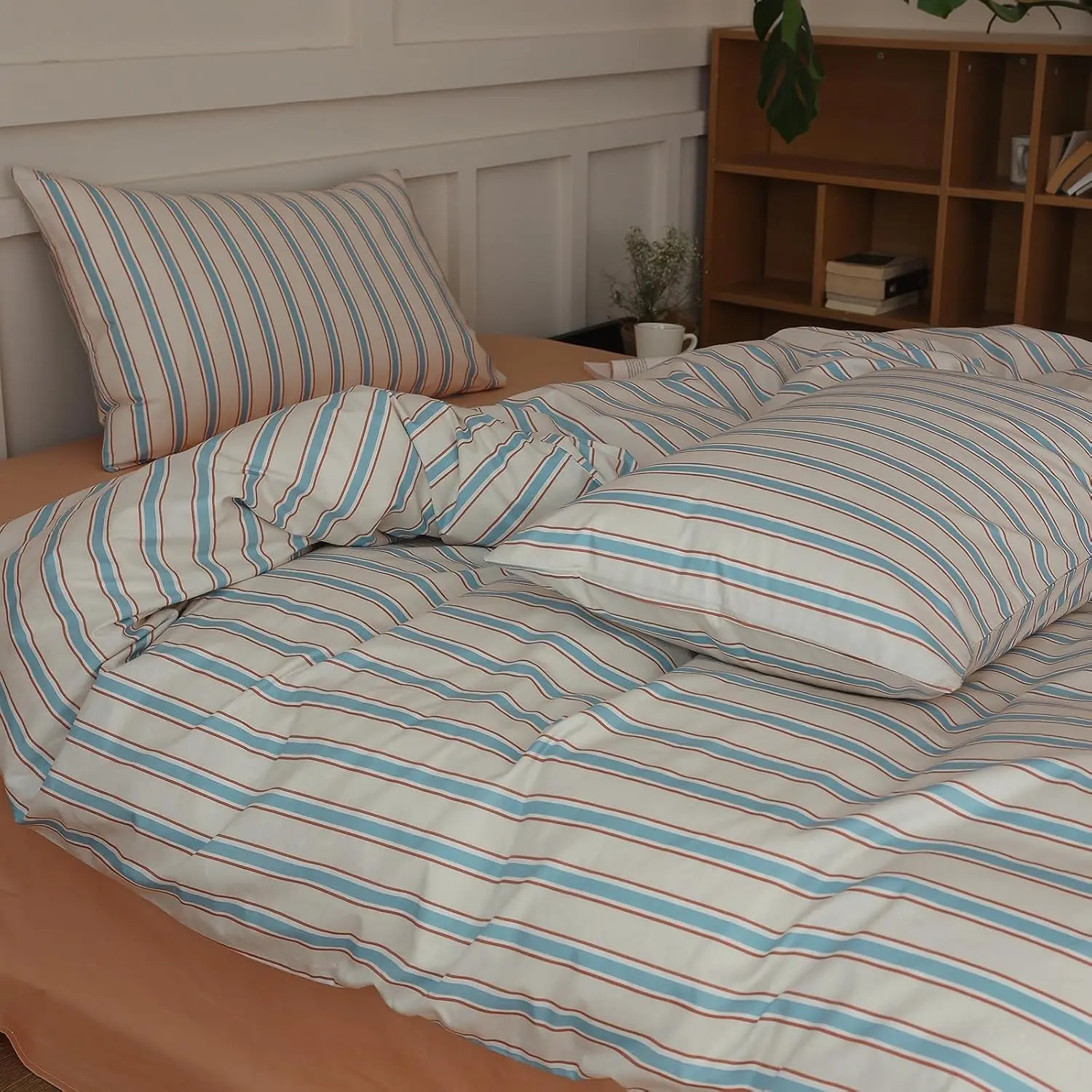 B6# Blue Brown Stripes