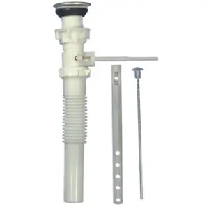 212 MAIN Master Plumber Flexible Popup Assembly, Chrome Finish, Plumb Shop Division Brasscraft Design