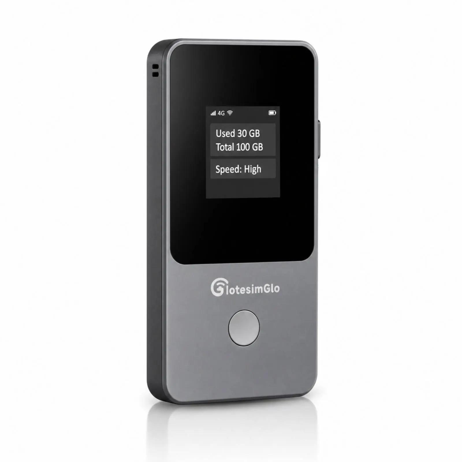 IotesimGlo T8 Portable WiFi Hotspot - No SIM, No App, 15GB US Data Included, Travel Pocket WiFi Device, Connect Up to 8 Devices