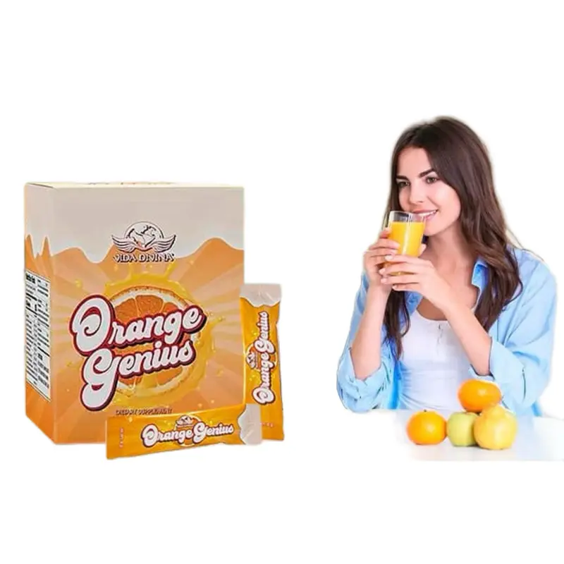 Orange Genius Juice Beverage - 30 Servings of Natural Ingredients