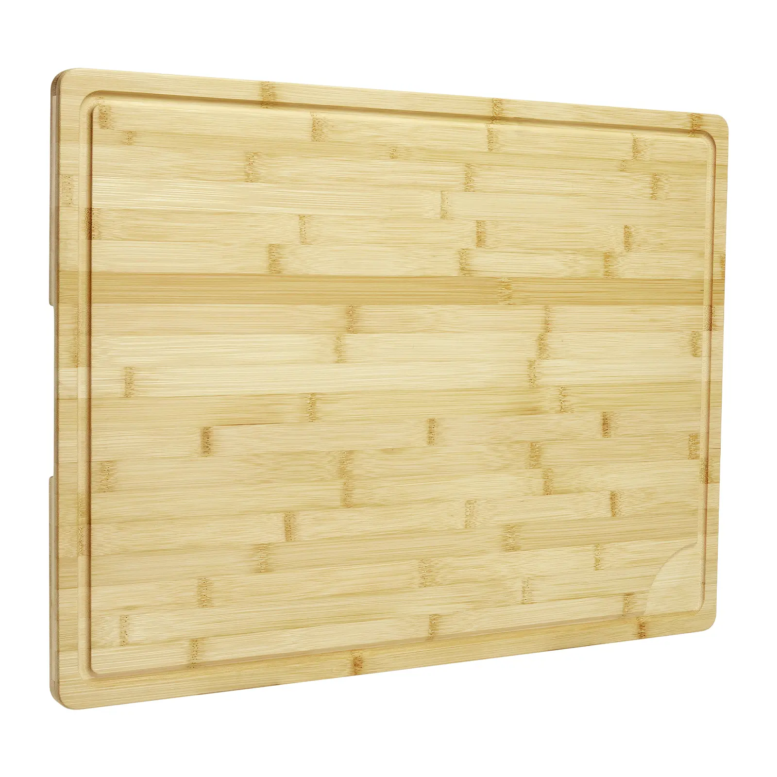Extra Large Bamboo Cutting Board, 24cm * 18cm Wooden Chopping Board for Kitchen, Butcher Block with Juice Groove and Handles