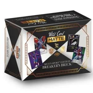 Wild Card Matte Rookie Edition Multi-Sport Brick with 20 Cards per Brick, 1 Auto per Brick, 4 True 1/1's per Case and Chase Packs