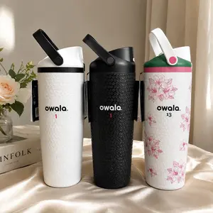 Owala 30oz Insulated Stainless Steel Water Bottle with Handle, Leak-Resistant Travel Bottle for Gym, Golf & Daily Use