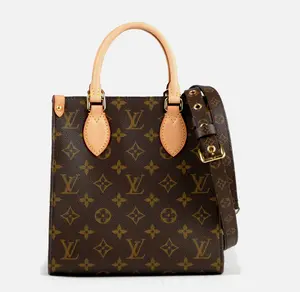 Pre-owned Louis Vuitton pvc Shoulder Bags Sac Plat BB Monogram Shoulder Bag 4000024029328