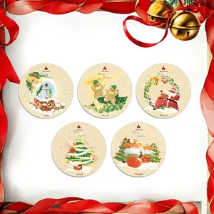 Amda Aroma Christmas Air freshener -Freshener for Home, car -perfume 5 piece-Pack, soft scent to help relieve carsick Christmas gift for family and friends car air scented car wallflower original citrus fragrance perfume frankincense  tree