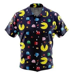 PacMan Hawaiian Shirt | Cool Anime Vibes for Men & Fans