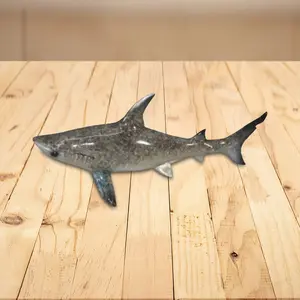 8.25"W Shark Statue Fantasy Decoration Figurine