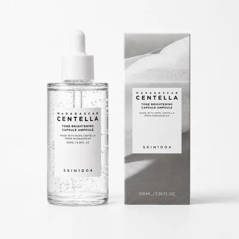 SKIN1004 Madagascar Centella Tone Brightening Capsule Ampoule – Niacinamide, Tranexamic Acid, 3.38 fl oz