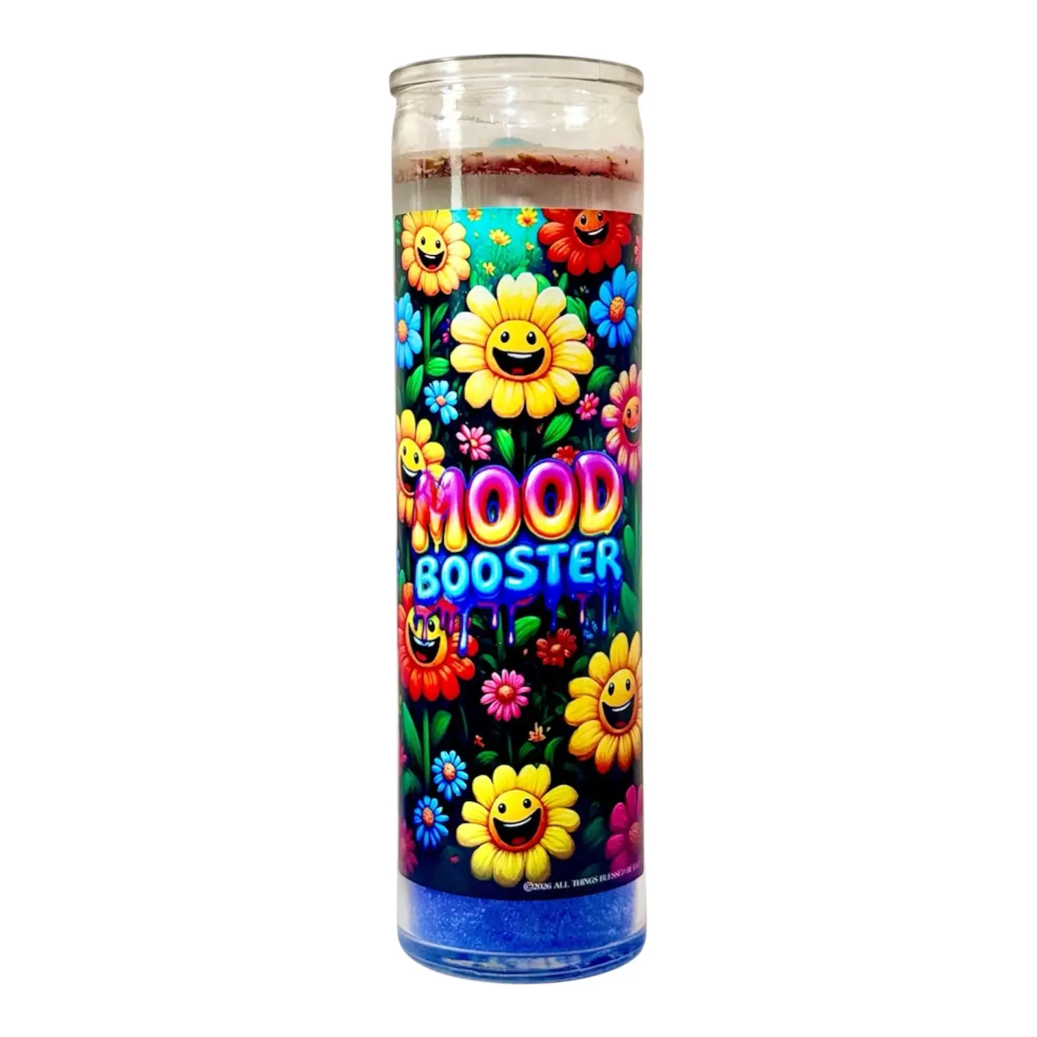 Mood Booster Candle - May raise the vibrational energy of your space; spiritually uplift your state of mind and perspective