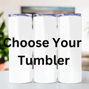 Reusable 20oz Tumbler - Choose Your Design from Video | Personalized Reusable Cup with Lid & Straw | Stainless Steel Insulated Drinkware Gift