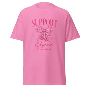 Support Squad T-Shirt | Team Angel Fundraiser Design | Basic Cotton