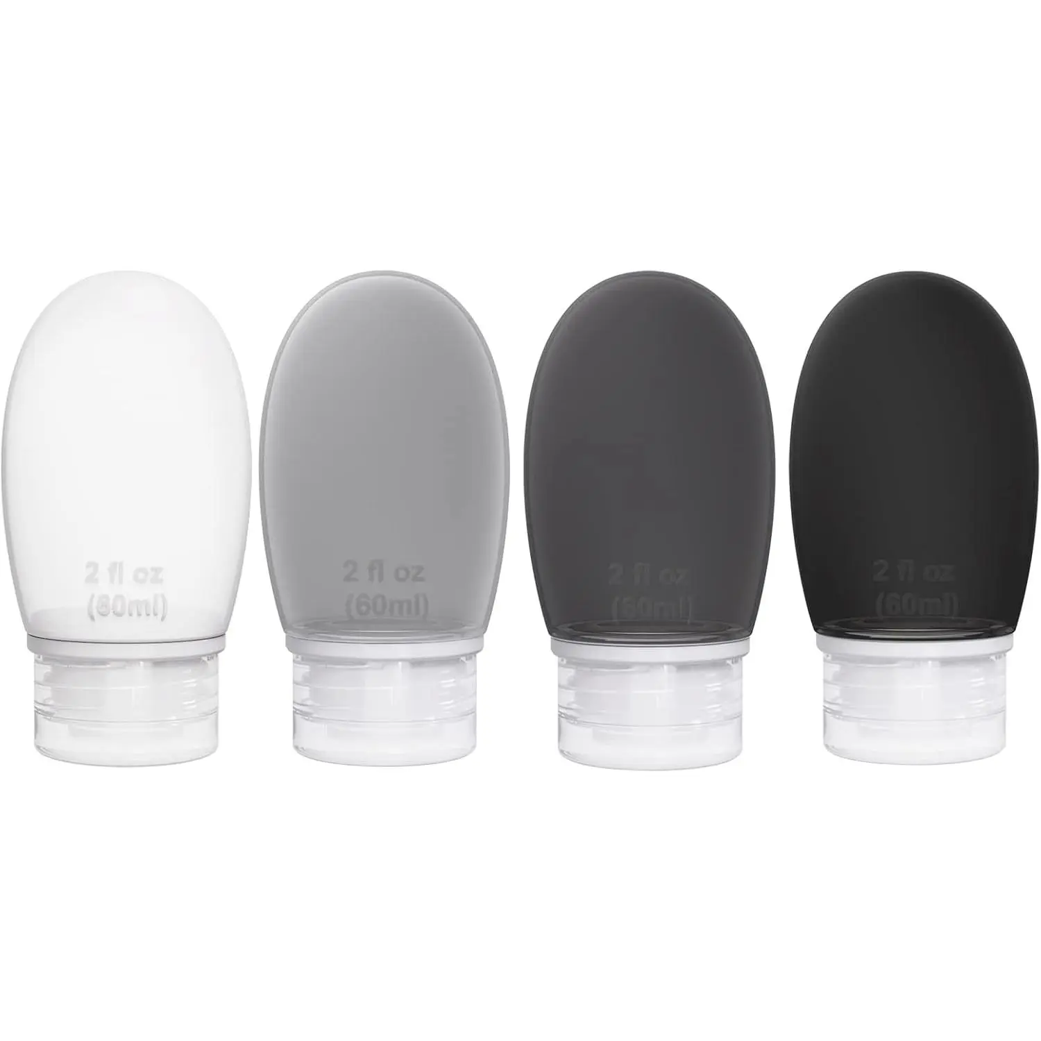 Travel Bottles for Toiletries TSA Approved Travel Size Containers Set 4 Pack Portable Leak Proof Refillable  Squeeze Bottles Shampoo Hair Conditioner  Lotion Bath Shower Gel