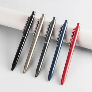 metallic Ballpoint Pen, 10pcs/set 0.5mm Ink Ballpoint Pen, Business Signature Pen, Writing Pen for School Office Home, Office Accessories