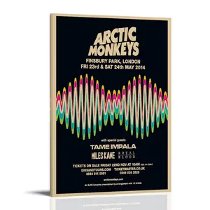 Arctic-Poster Monkeys Am Posters Music Album Cover Posters Canvas Wall Art High-Resolution Vintage Band & Artist Prints for Room