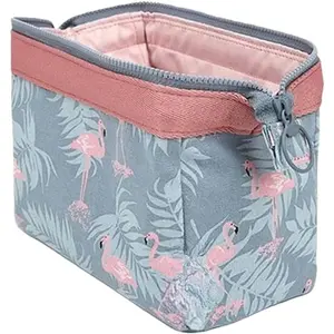 Makeup Bag Fashion Cosmetic Bag Women Waterproof Makeup Bags Travel Organizer Toiletry Kits Portable Makeup Bags-black