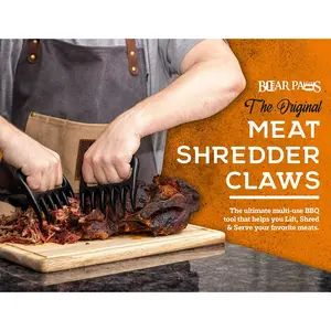 The Original Bear Paws Meat Shredders - Black - BP01