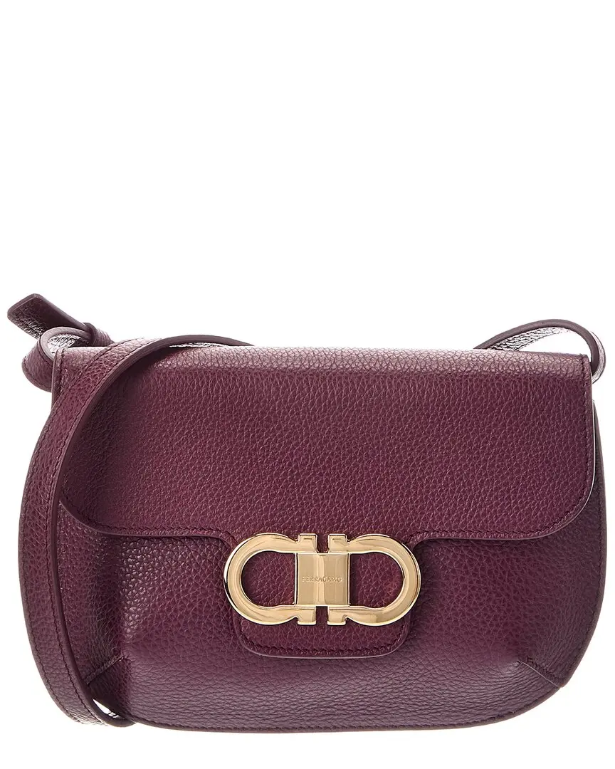 Ferragamo Gancini Leather Shoulder Bag Ferragamo Gancini Leather Shoulder Bag